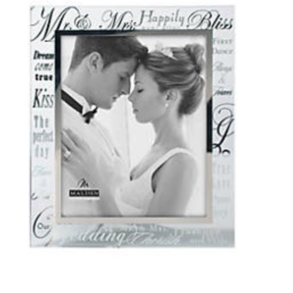 Malden Wedding Sentiment Glass 8 X 10 Frame NEW